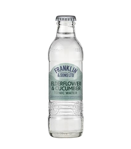 Franklin & Sons 200ml - Elderflower & Cucumber 1x24 bottles